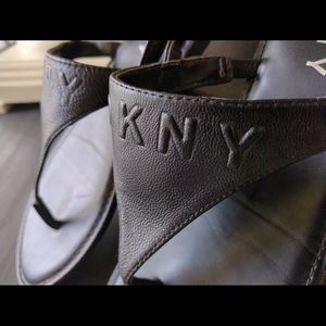 DKNY leather sandals